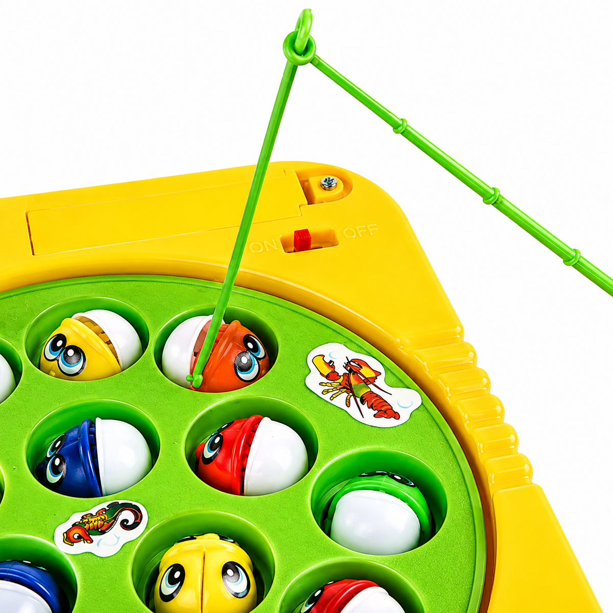 Battery-Operated Rotating Fishing Game Toy for Kids & Toddlers ( 15 Fish | AA8249)
