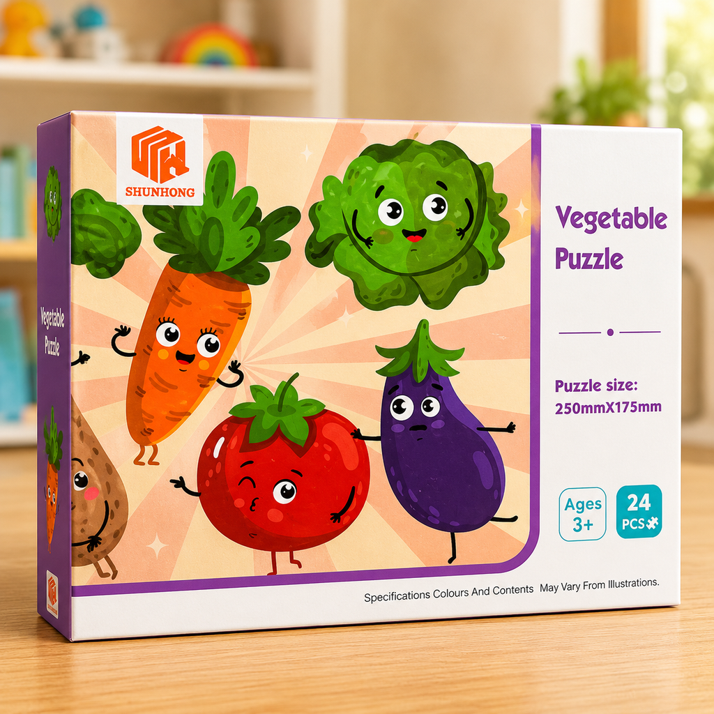 24 Pcs Fun Learning Puzzle Game for Kids (Random Design | LL50)