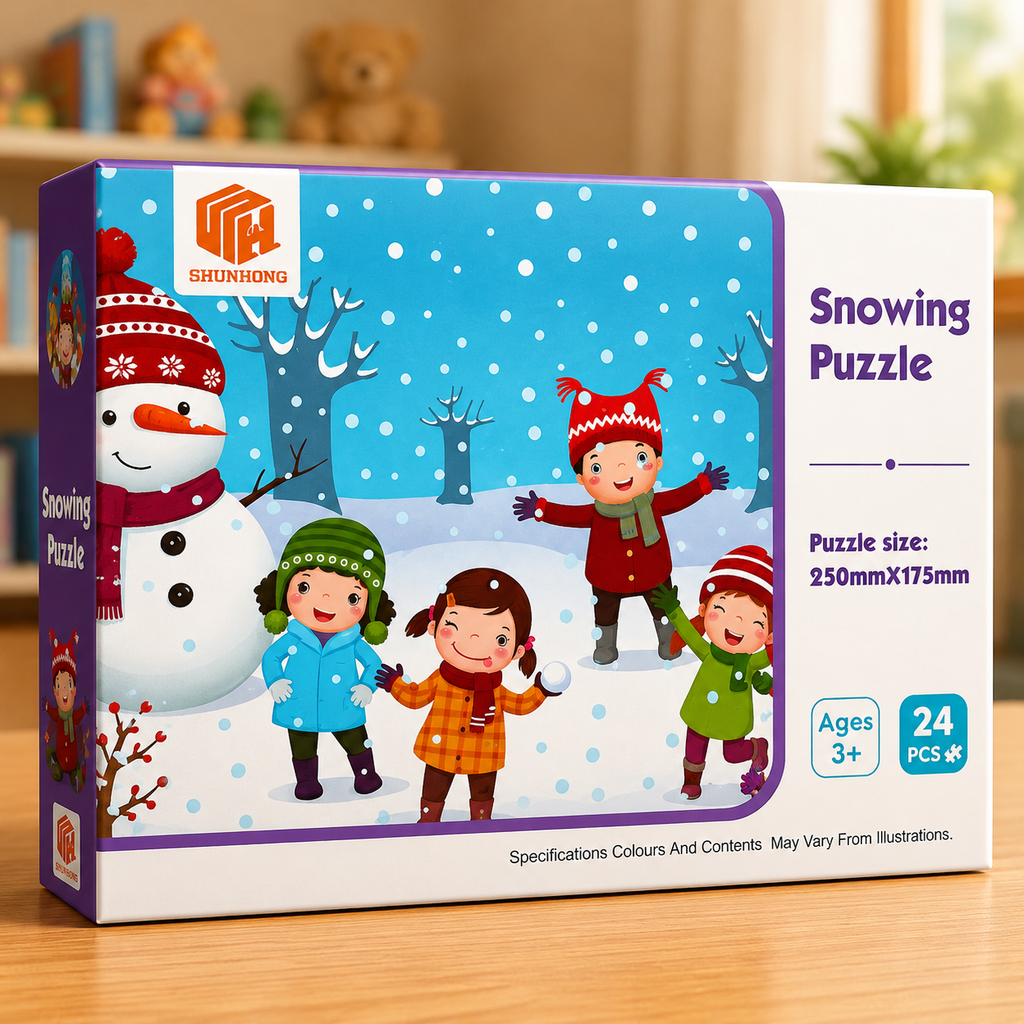 24 Pcs Fun Learning Puzzle Game for Kids (Random Design | LL50)