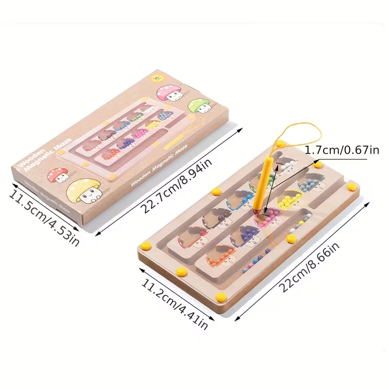 Magnetic Colors & Numbers Matching Maze Game (2025-23/BTE-005C)